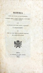 MEMORIA Á CERCA DO CONVENIO, O PACTO SUCCESSORIO, CELEBRADO ENTRE O CONDE D. HENRIQUE, E SEU PRIMO, O CONDE D. REIMÃO, SOBRE OS ESTADOS DE SEU SOGRO COMMUM, O IMPERADOR D. AFFONSO SEXTO.